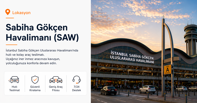 Sabiha Gökçen Havalimanı (SAW)